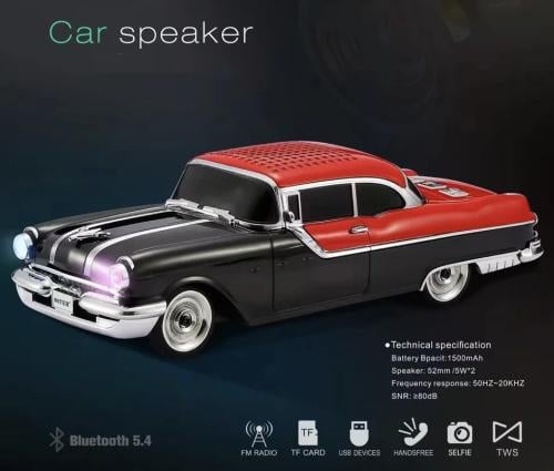 سماعه سبيكر على سيارة كلاسيك موديل 1957