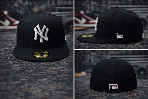 كاب NY أسود مقفل