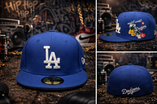 كاب LA أزرق مقفل