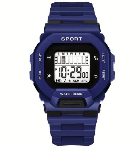 ساعة رياضية أزرق