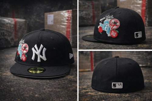 كاب NY أسود مقفل