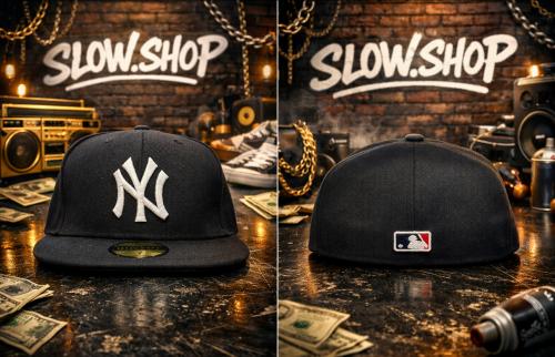 كاب NY أسود مقفل