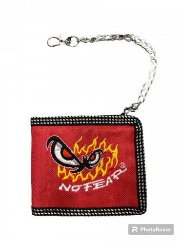 No fear discount wallet with chain