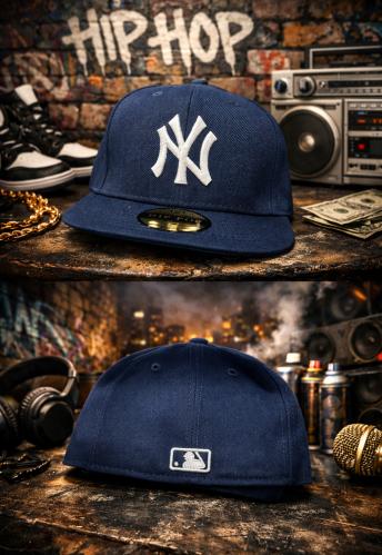 كاب NY كحلي مقفل