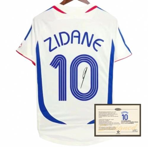 تي شيرت منتخب فرنسا  لاعب ZIDANE  مع توقيع