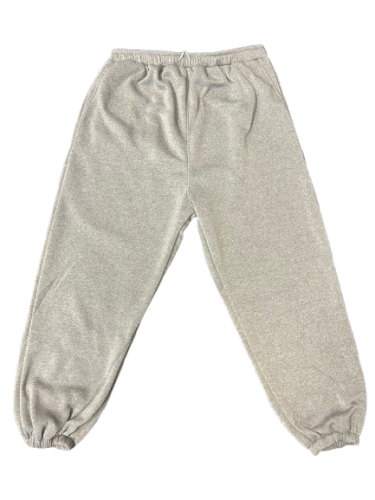 بنطلون رصاصي قطني تصميم كامل