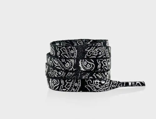 Black bandana shoe rope