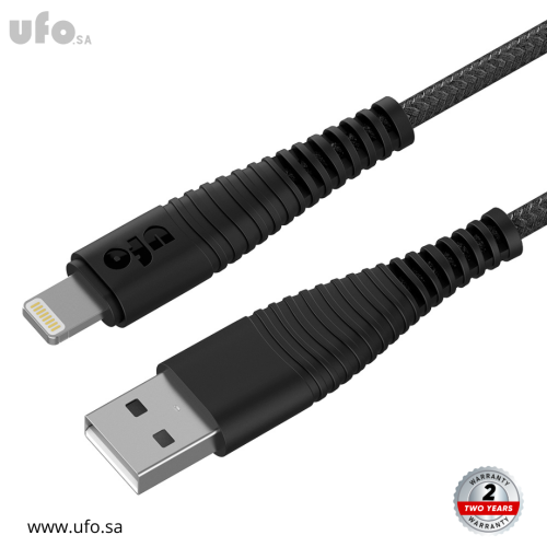 سلك جوال 1.2 متر اسود USB-type L