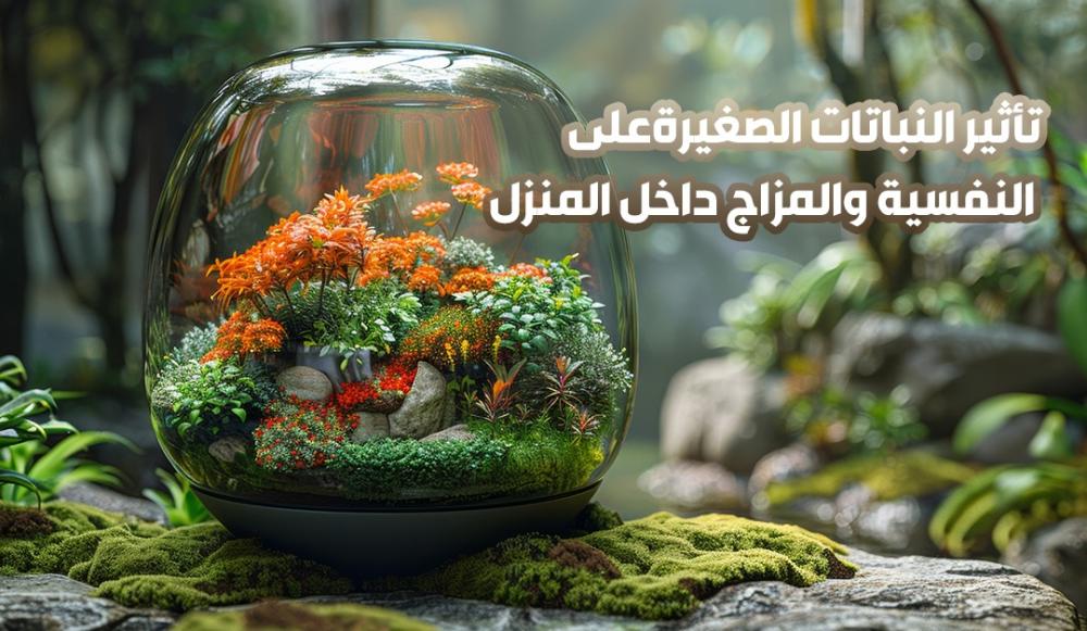 تأثير النباتات الصغيرة على النفسية والمزاج داخل المنزل