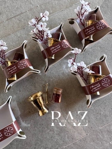 زعفران مع هاون