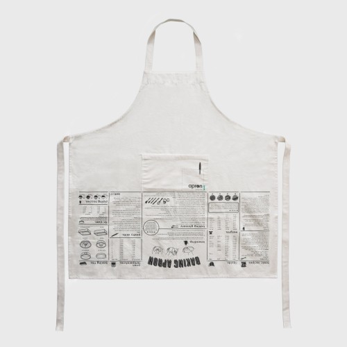 مريلة دليل الخبز - Baking Guide Apron