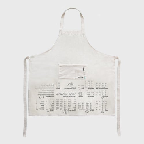 مريلة دليل المطبخ - Kitchen Guide Apron