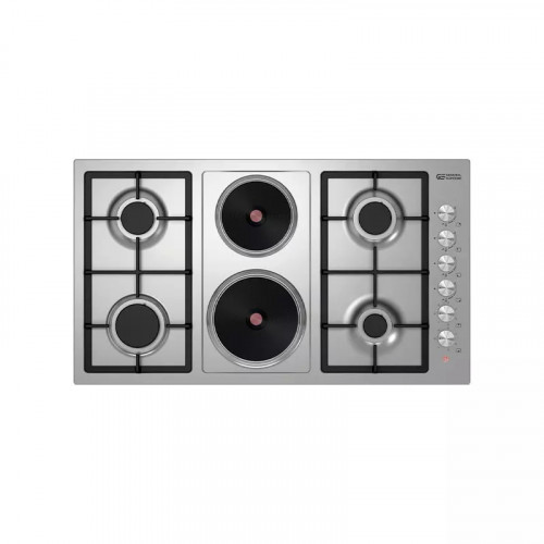 General Supreme Built-in Hobs 90CM (4-Gas&2-Hot plates), Cast-Iron, Italy, GSH9042IGECM