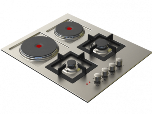 Kitchen Line Flat hob Gas 2 burners 2 Electric