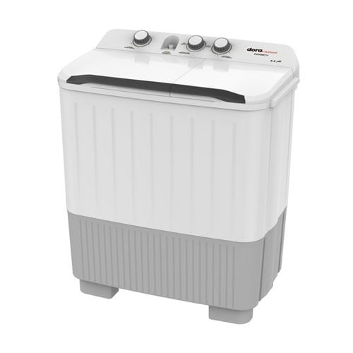 غسالة حوضين دورا ٩ كيلو ابيض (ELEGANT)-DW900MT11