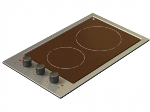 Kitchen Line Flat Electrical hob 2 burners Ceramic