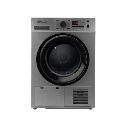 Starway Electric Clothes Dryer, Front Load, 8 KG Capacity, Digital Display,  Grey