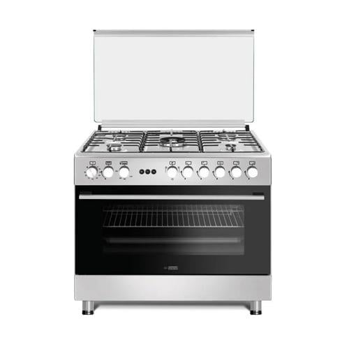 فرن غاز جي ال جنرال 5 عيون 90×60 سم منصب - F9S50G2-IM - عريض