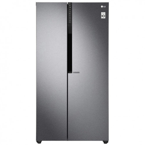 LG 21.6 Cu.Ft, Side By Side Refrigerator, Dark Graphite Color, Pocket Handle, Inverter