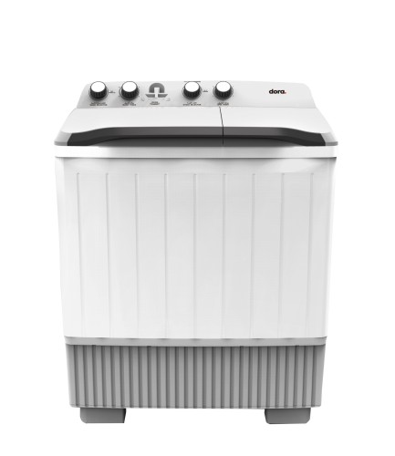 غسالة حوضين دورا 12 كيلو ابيض-DW1300MT11