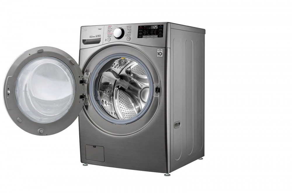 washing machine 10kg silver