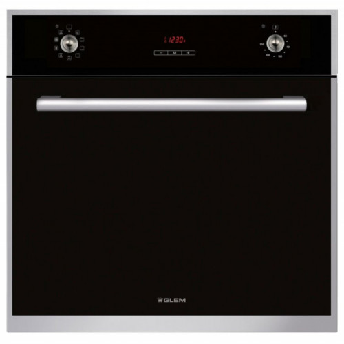 Glem Gas Oven Elc,59.7cm,9Fn,MF,Blk