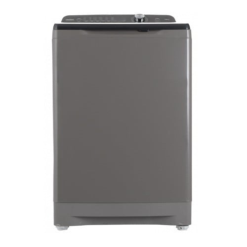 Haier Washing Mashine Top Load ,10 kg,12 Program, Silver - HWM100-KSA1678