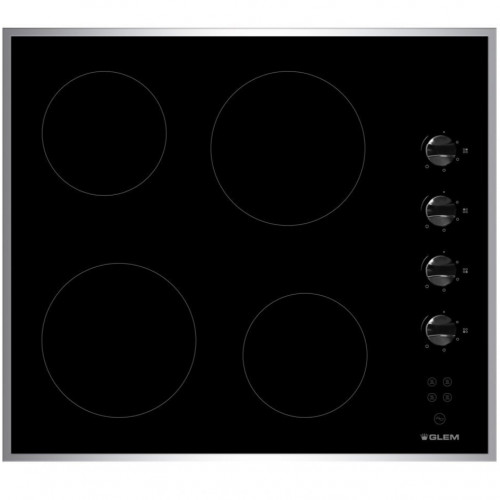 Glem Gas Hob 4Elc crmc,58cm,Sd/C