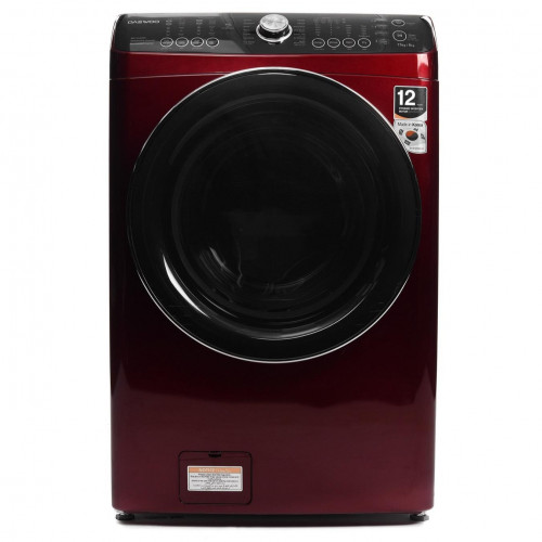 Daewoo Front Load Fully Automatic Washer/Dryer,15/8KG, Dark Red