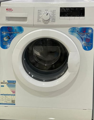Starvision Automatic Washing Machine 8 Kg - White-SVFL800WM