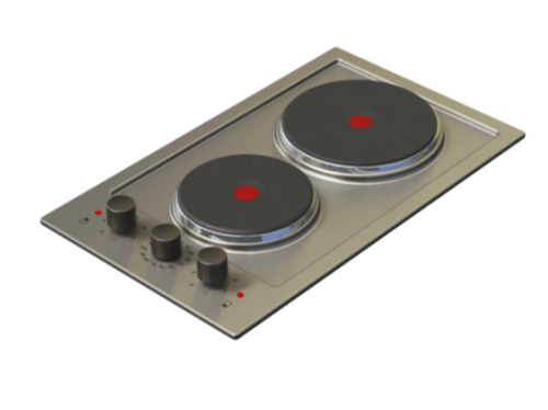 Kitchen Line Flat Electrical hob 2 burners