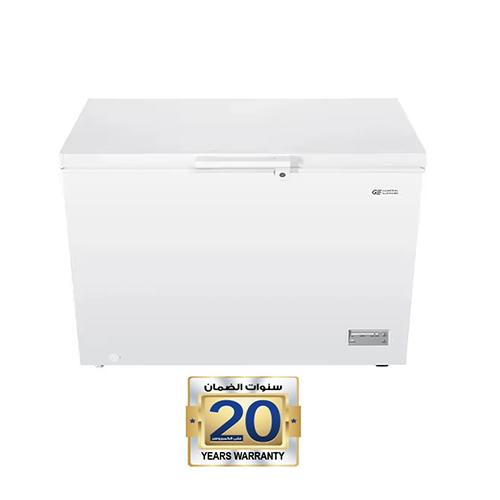 فريزر أفقي (مسطح) جنرال سوبريم – 251 لتر (8.9 قدم مكعب)، لون أبيض – GSHF502H