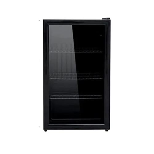 Smart Electric Glass Refrigerator 90 Litres Black 3.18 Cu. Ft. - SME90GLS