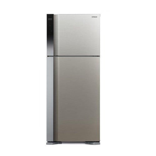 Hitachi Refrigerator, Medium, 15.90 Cu.Ft, 450 L, Inverter, Silver - R-V600PS7K BSL