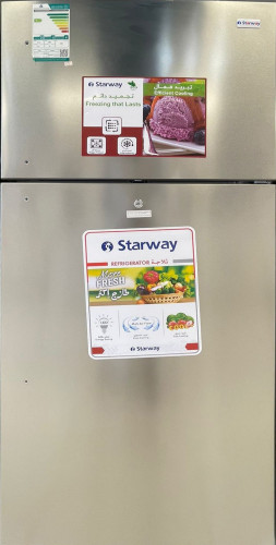 Starway Refrigerator Two Doors  SW7100S- Steel
