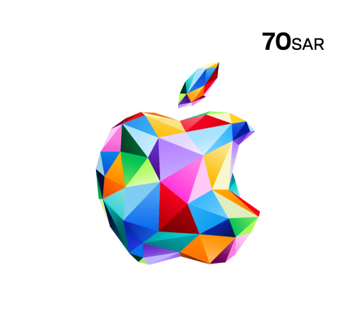 بطاقة أبل - 70 ريال (المتجر السعودي)