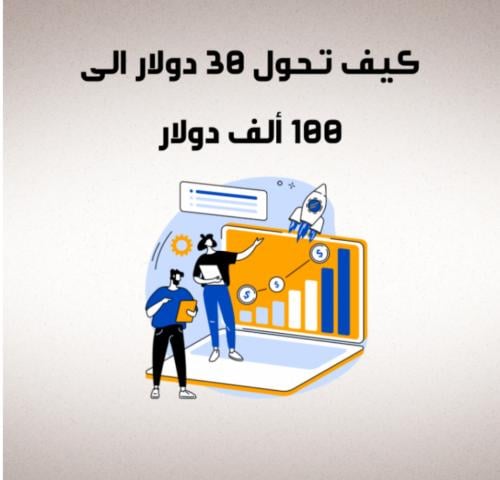(تعلم كيف تحول 30 دولار الى 100 الف)