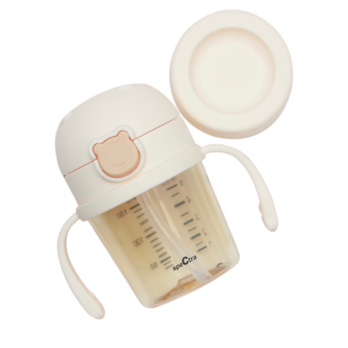 سبكترا- كوب الشرب بيبي بير بمصاصة وغطاء 150 مل