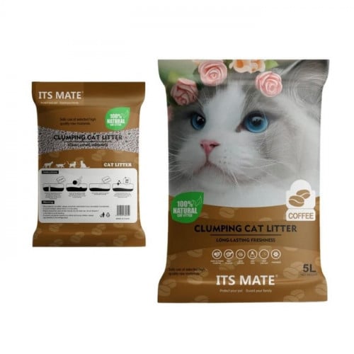 رمل Cat Litter برائحة القهوة 5 كيلو