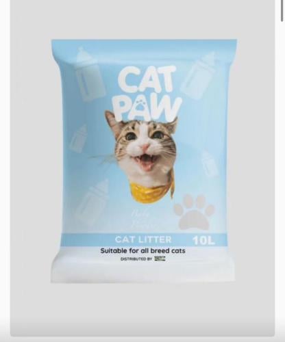 رمل قطط 10 لتر [ رمل كات باو ] بيبي بودر