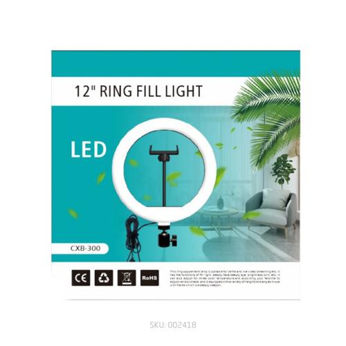 حلقة اضاءة 12 انش Ring Fill Light with Remote Cont...
