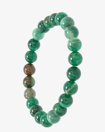 سوار معصم رجالي حجر الميكا الأخضر (درجة أولى)