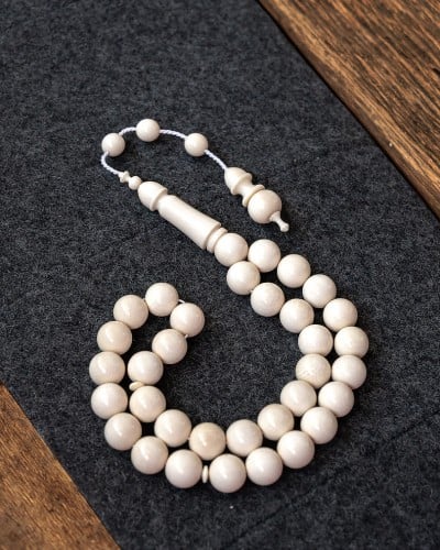 Rare circular rosary made of ivory (elephant tusk)