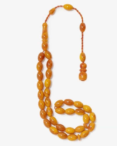 Elegant amber rosary