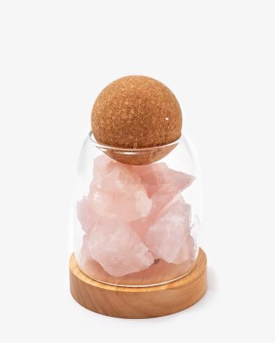 Rose Quartz Night Light Lamp