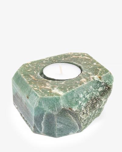 Natural Aventurine Stone Candle Holder