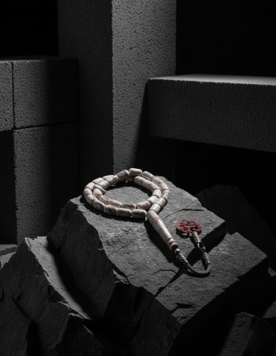 سبحة قنفذ البحر طبيعي اسطوانية