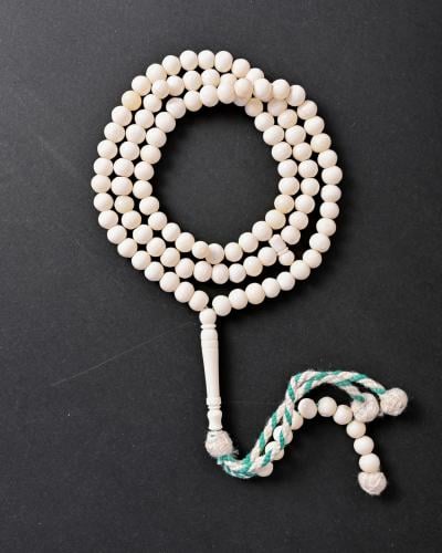 سبحة عظم جمل طبيعي 99 خرزة دائرية