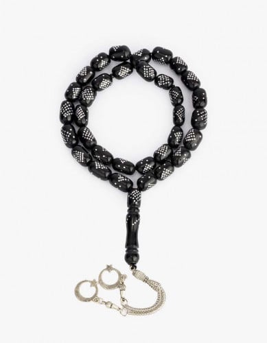 سبحة خشب الكوك المنقوش