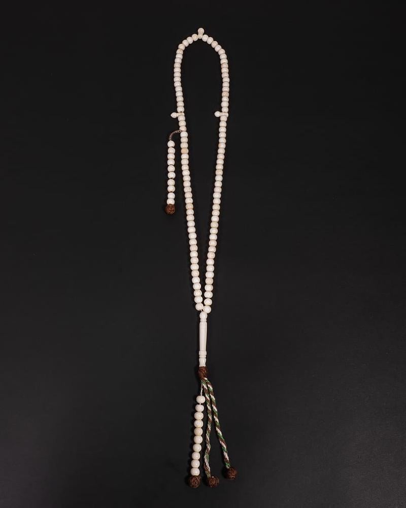 Natural camel bone rosary 99 beads - زمروود سبحة طبيعية فاخرة